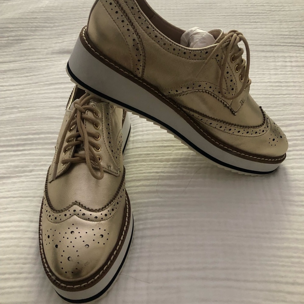 NTW - Matte Gold Oxfords 7.5/38